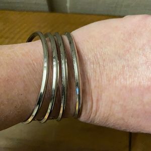 5/$25 silver cuff bracelet (faux)